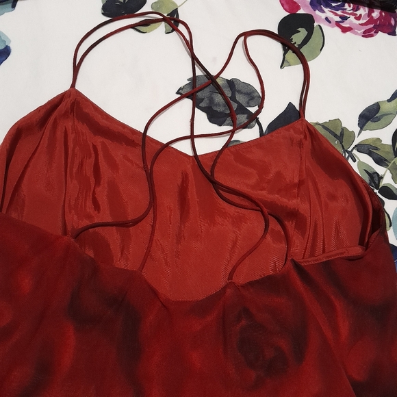 Dress In Scarlet Red Size 10 - Picture 8 of 9